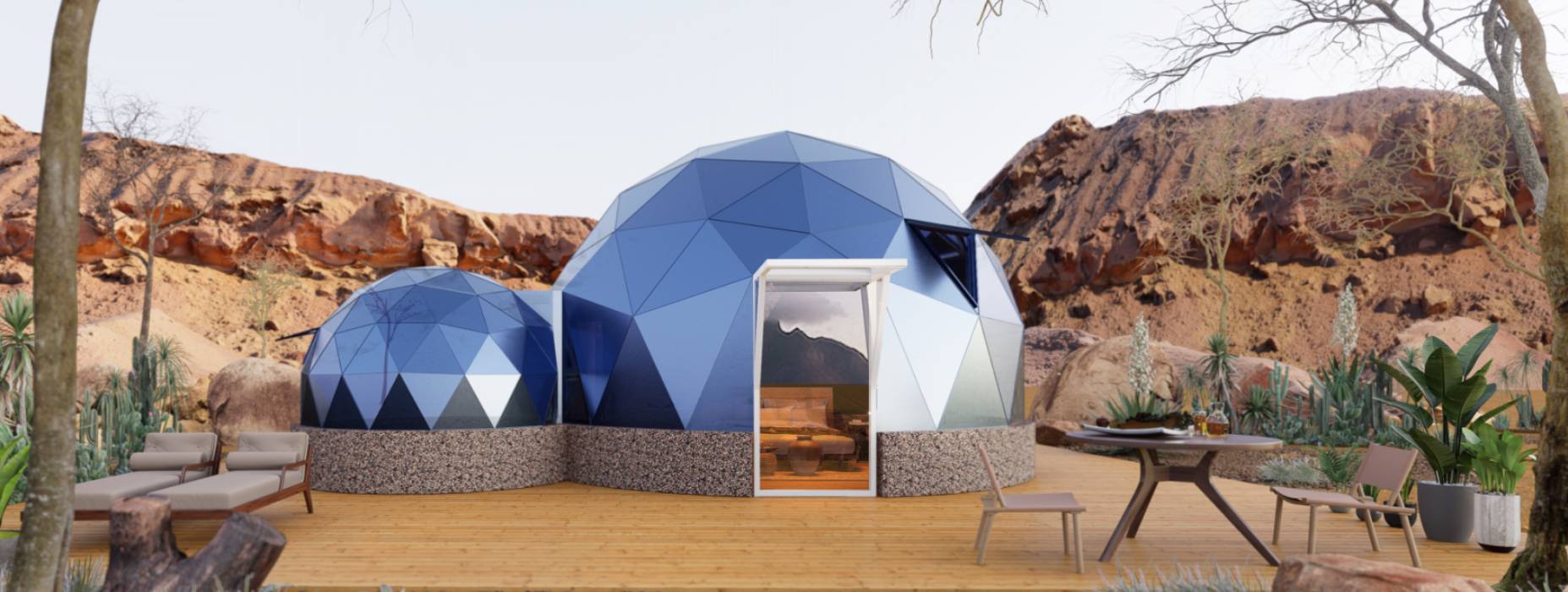 涪城区球形智能光伏玻璃星空房